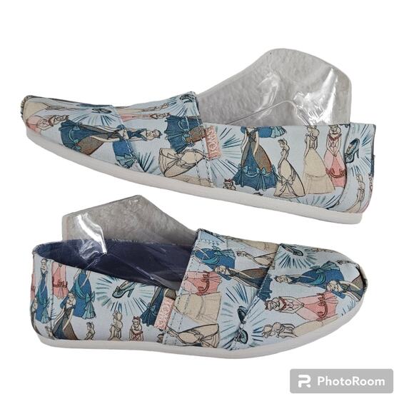 TOMS Disney Princess Alpargatas NWOT Women's Size 10 - Picture 4 of 8